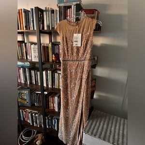 Gold Mac Duggal Dress